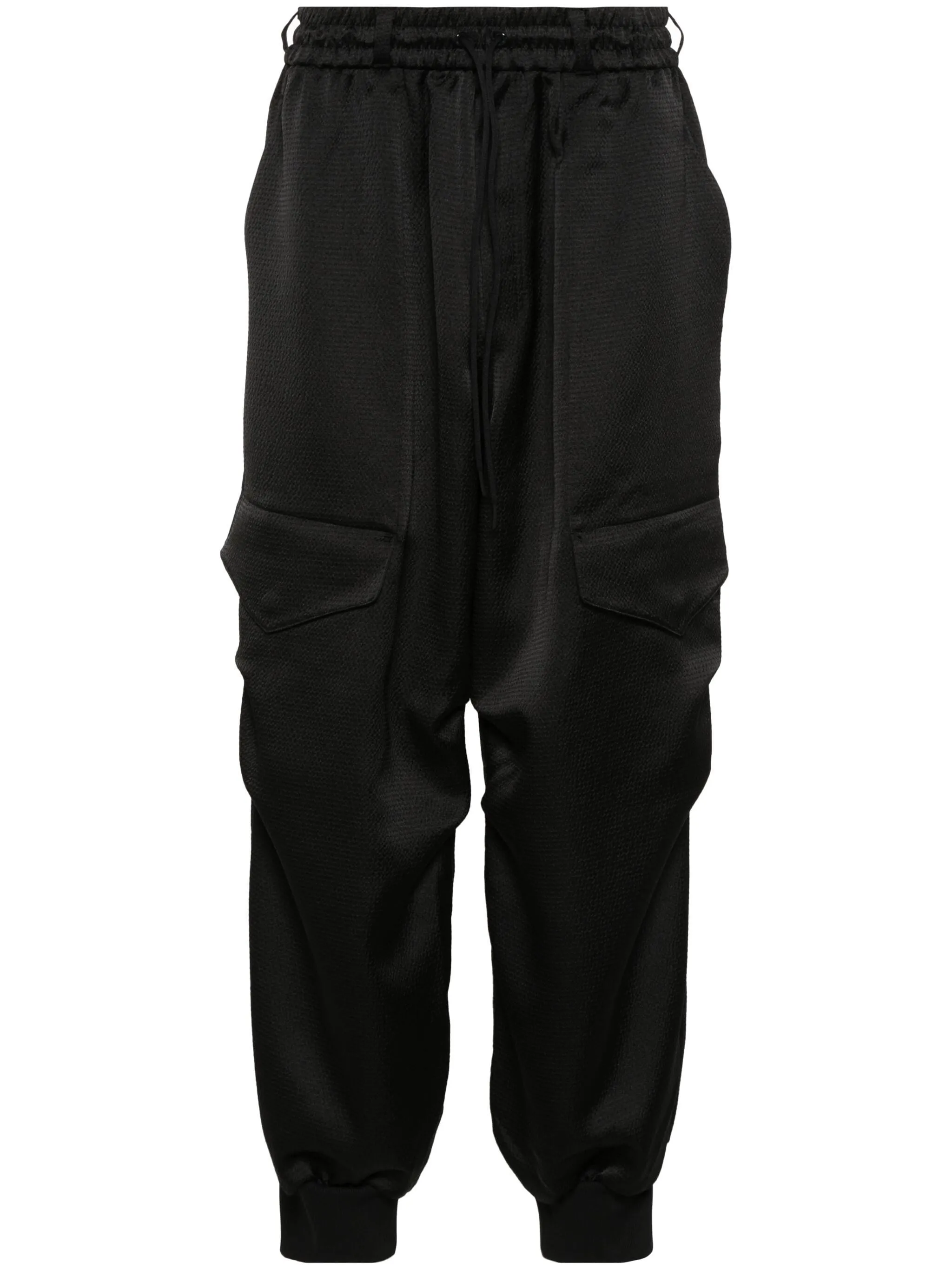 Y-3 TCH SEERSUCKER CARGO TROUSERS