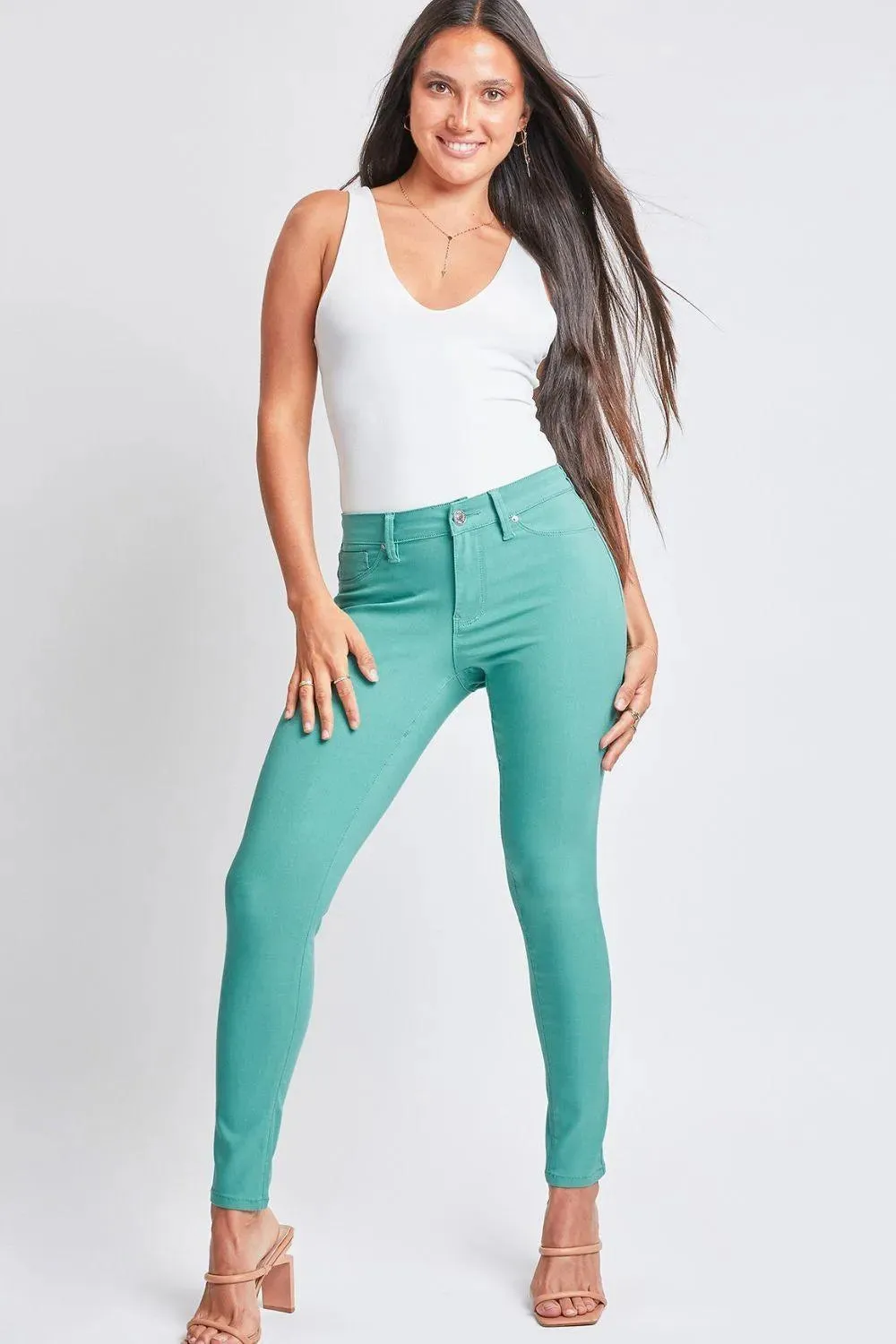 YMI Jeanswear Hyper Stretch Mid-Rise Skinny Pants